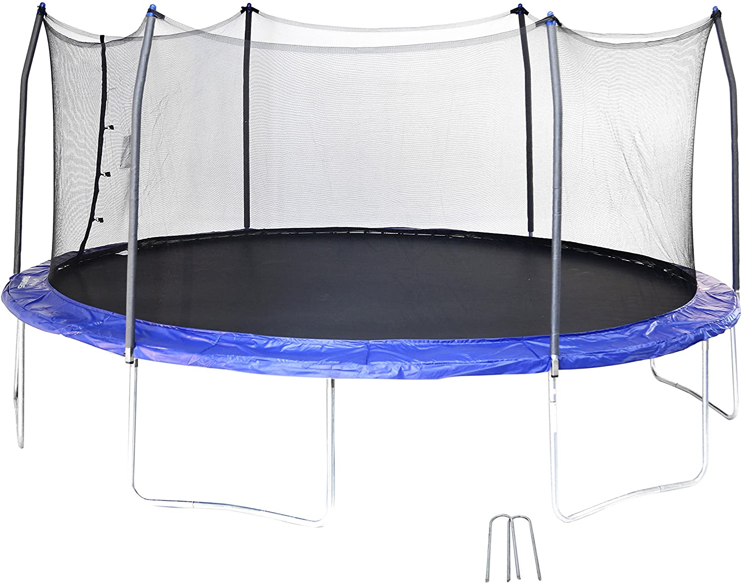 Skywalker Oval 17 Feet Trampoline and Enclosure with Wind Stakes