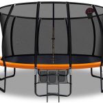 Everfit Trampoline 16 Feet with Safety Enclosure and Basketball Set